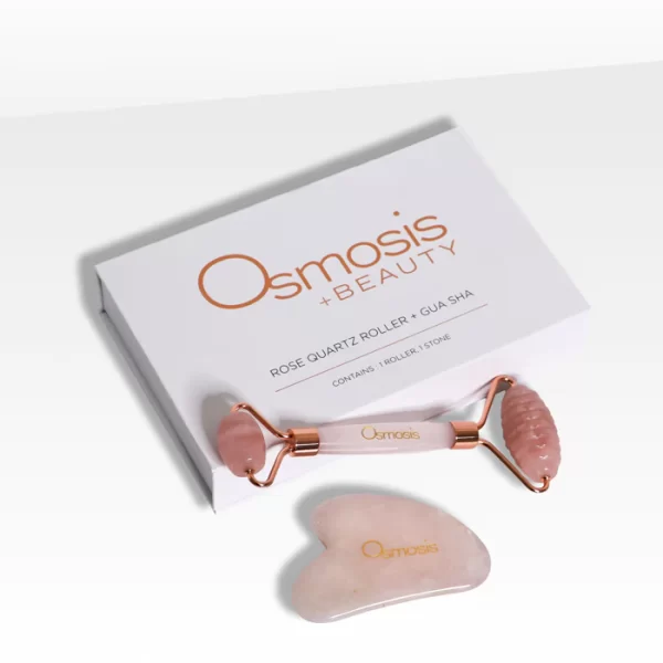 ROSE QUARTZ FACIAL ROLLER & GUA SHA SET | Naked SKN Aesthetics in The Woodlands, TX